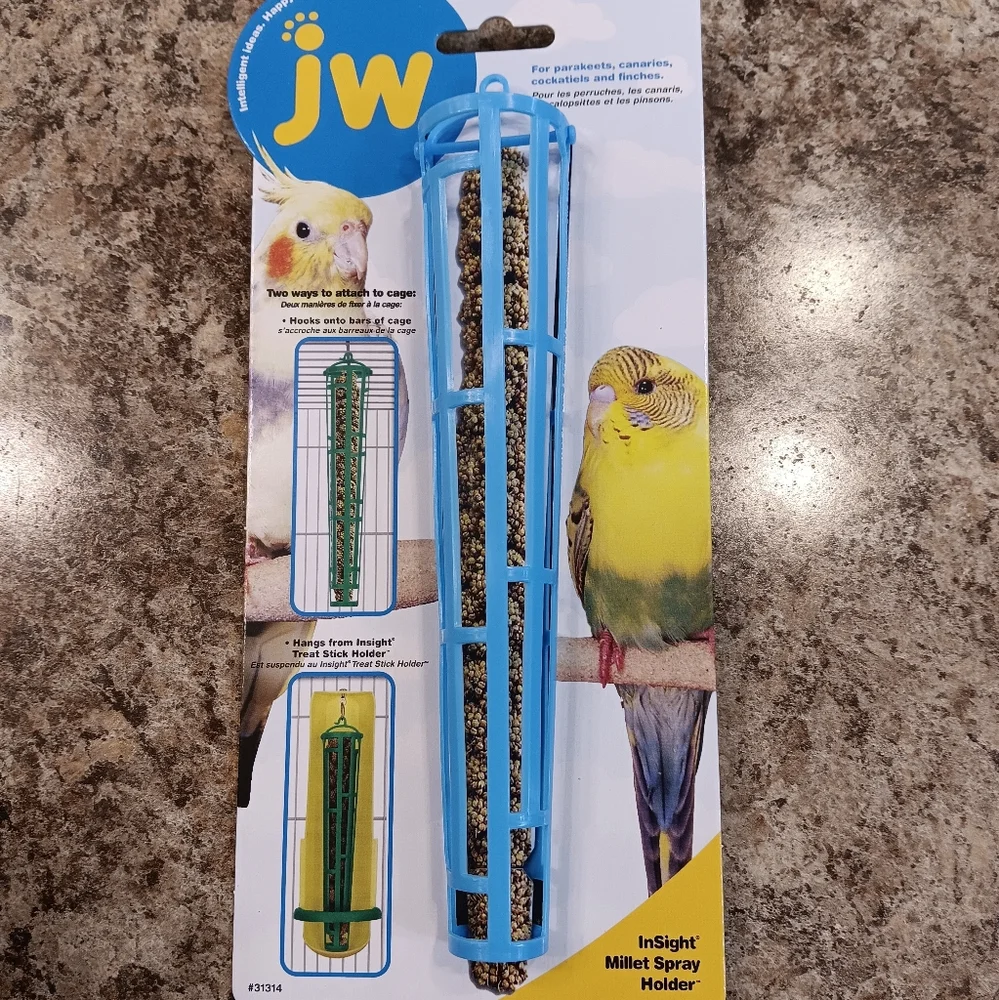 Millet Spray Holder Pet Birds Parakeets Canary Cockatiels Finches